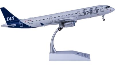 1:200 JC Wings SAS Scandinavian AIRBUS A321 Passenger Airplane Diecast Model