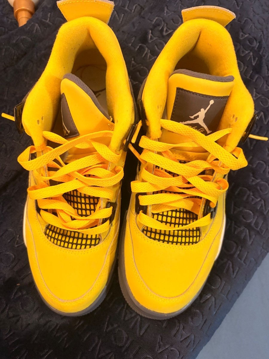 Size 7 - Jordan 4 Retro GS Tour Yellow 2021 - 408452700 | eBay