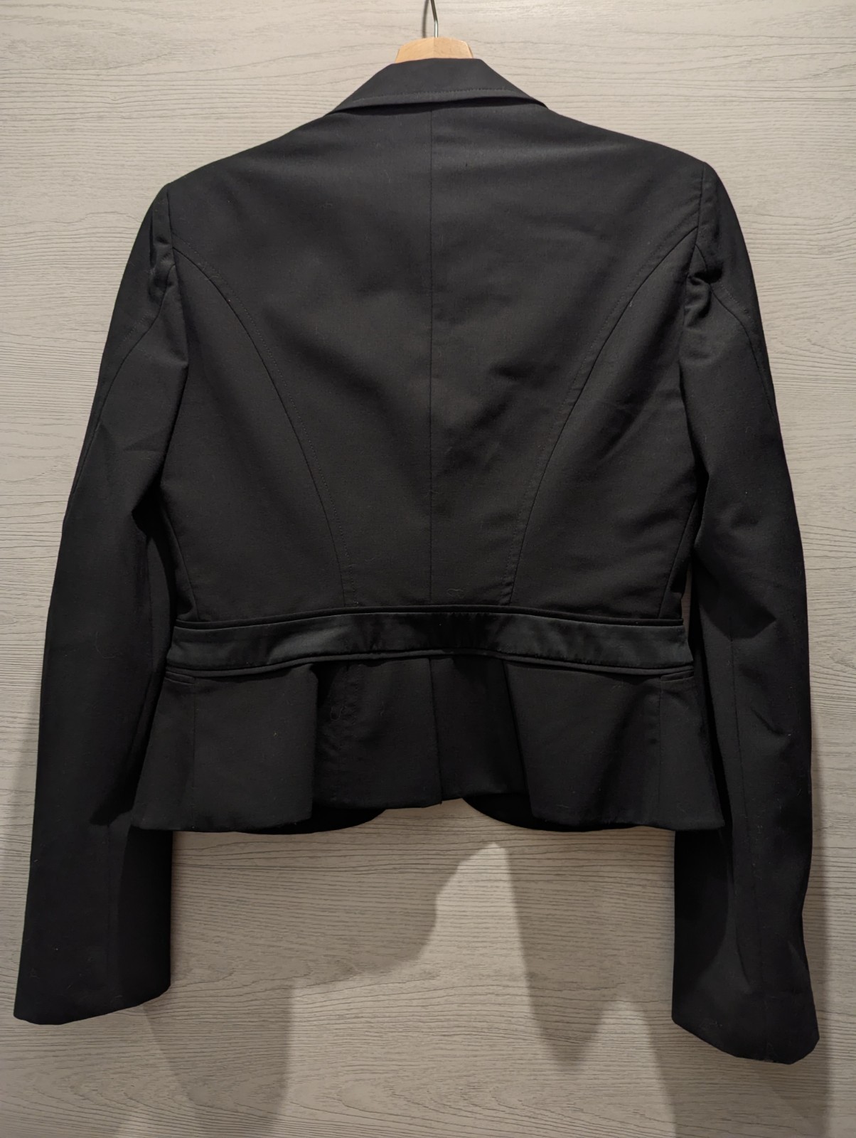 Just Cavalli Black Blazer Wool IT 46 Python Print… - image 13