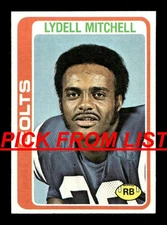1978 Topps Football #1-259 EX-MT/NM Pick From List ALL PICTURED ss3