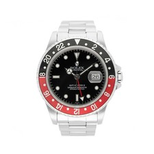 ROLEX GMT-MASTER II 40 REF. 16710 COKE EDELSTAHL ORIGINAL BOX