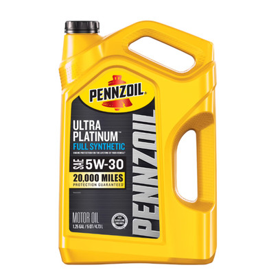 Pennzoil Ultra Platinum Full Synthetic 5W-30 Motor Oil, 5 Quart