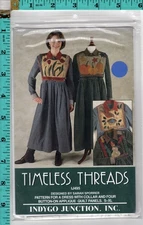 "Timeless Threads" ©1997 Indygo Junction Sewing Pattern IJ495 S-XL NEW!