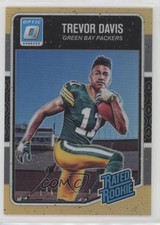 2016 Donruss Optic Rated Rookie Orange 91/199 Trevor Davis #196 7l6