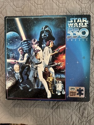 Vintage 1996 Star Wars 550 Piece Corkboard Puzzle NEW in SEALED Box**