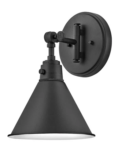 Hinkley Lighting 3691 Arti 12" Tall Hardwired Wall Sconce - Black - Picture 1 of 5