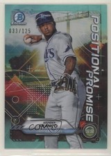 2021 Bowman Positional Promise Aqua Refractor 33/125 Wander Franco #POS-WF s3g