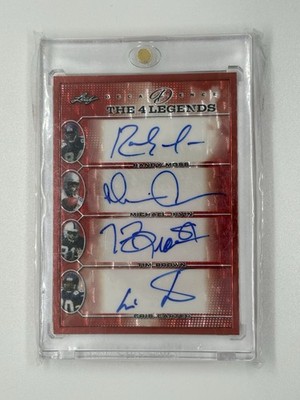 Leaf  The 4 Legends Randy Moss, Cris Carter, Michael Irvin, Tim Brown