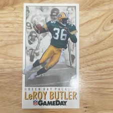 1992 GameDay LeRoy Butler Green Bay Packers NFL Football Card #389 Base Set