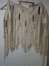 Boho Wall Hanging Bohemian Woven Tapestry Fringe Chic Room Decor 72x 38