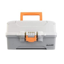 Plano Two-Tray Tackle Box - Light Grey/Dark Grey P000403 