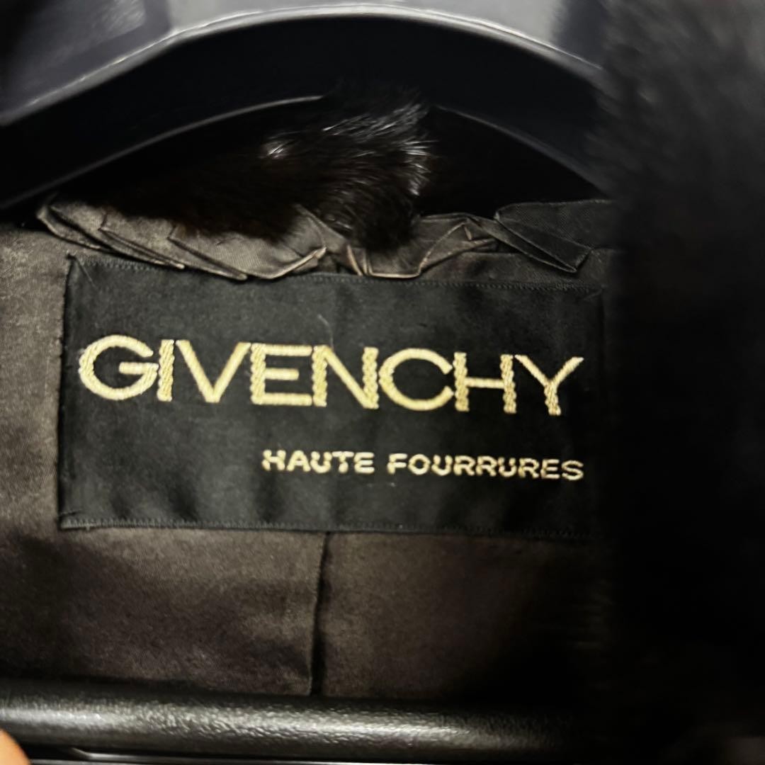 GIVENCHY Haute Fourrures Real Dark Mink Fur Coat Jacket Vintage Rare Japan image 10