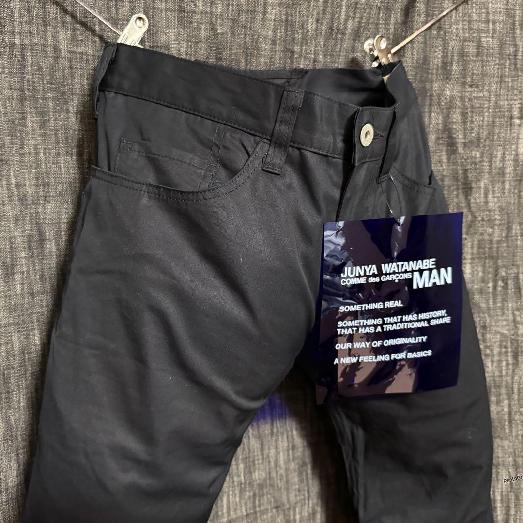 パンツ JUNYA WATANABE COMME des GARCONS S Comme des Garçons Junya Watanabe Black Cinch Back Pants Y2K