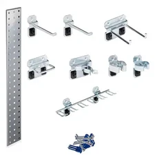 Triton Products Lbs36t-Slv Silver Tool Pegboard Kit With (1) 36 In. X 4.5 In.