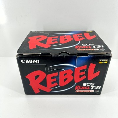 Canon EOS Rebel T3i Digital SLR Camera 18-55mm Lens DSLR BUNDLE Charger **READ**