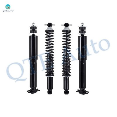 Set of 4 Front Shock-Rear Complete Shock Kit For 2003-2014 GMC Savana 1500 RWD