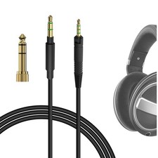 GEEKRIA Audio Cable Compatible with Sennheiser HD 120CM, Black