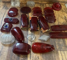 Vintage Car Truck Hotrod Ratrod Lens Lot Brake Tail Light Blue Dot Vintage Car Truck Hotrod Ratrod Lens Lot Brake Tail Light Blue Dot