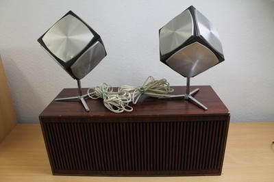 Grundig HiFi-Duo-Baßbox 402A und Grundig Kugelstrahler  Vintage