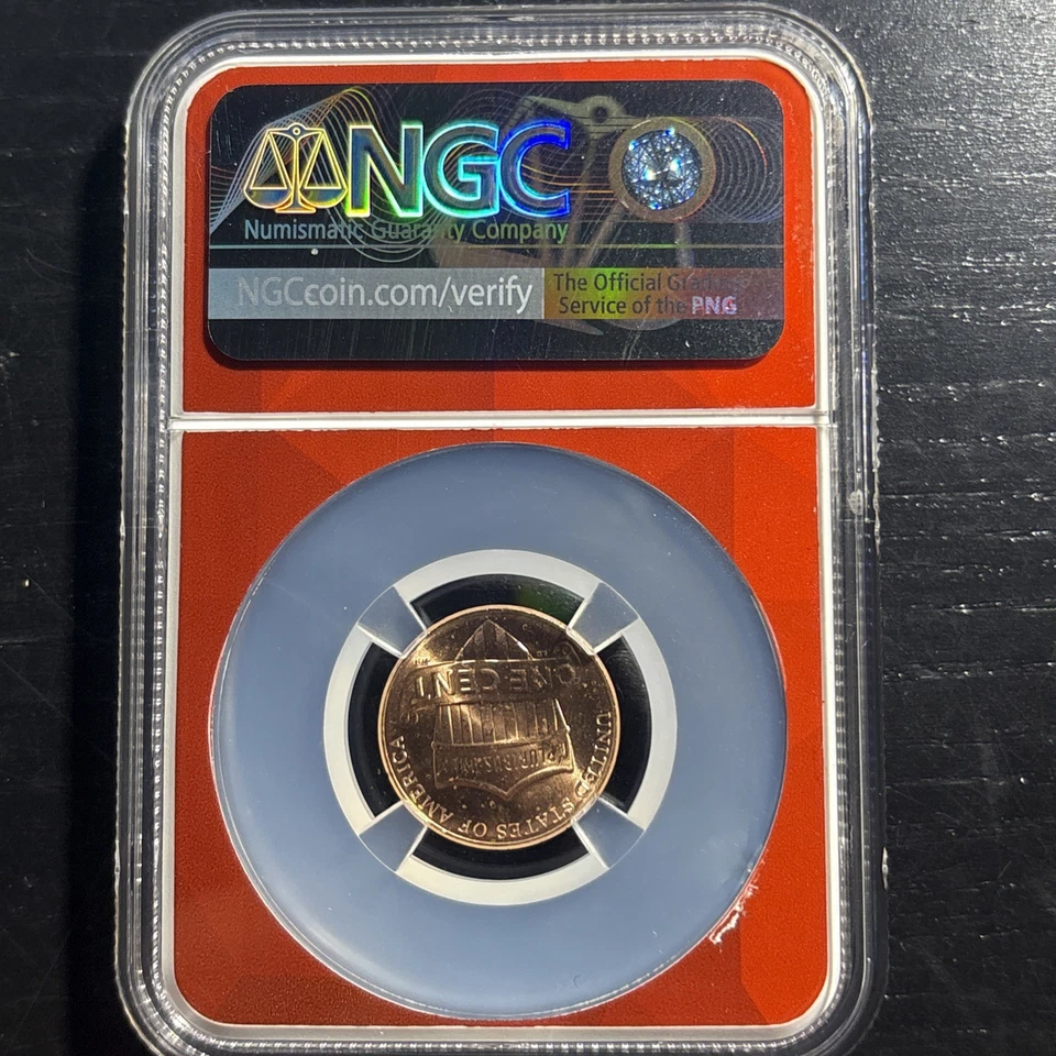 “LAST YEAR” 2025 D Shield Lincoln Cent. NGC MS65 RD RED CORE - Image 3 of 3