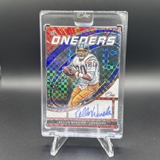 KELLEN WINSLOW 2023 PANINI ONEDERS AUTO AUTOGRAPH CARD #74/75