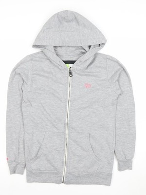 Getting Dirty Damen Hoodie grau Full Zip Gr. M Baumwollmischung