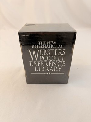 The New International Webster Pocket Reference Library Sealed And New Fast Ship!