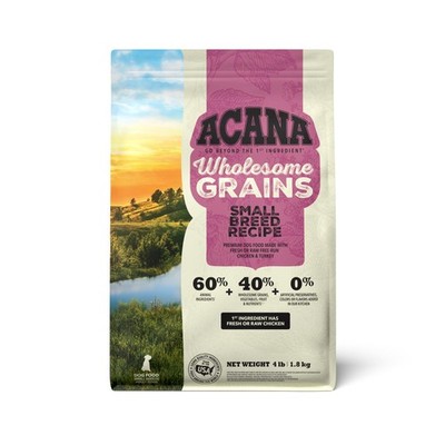 Wholesome Grains Dry Dog Food, Small Breed Recipe, Chicken and Turkey Dog Food,
