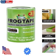 Multi-Surface Painters Tape with PAINTBLOCK, 2 Inch Wide 1.88 In. x 60 Yds, M...