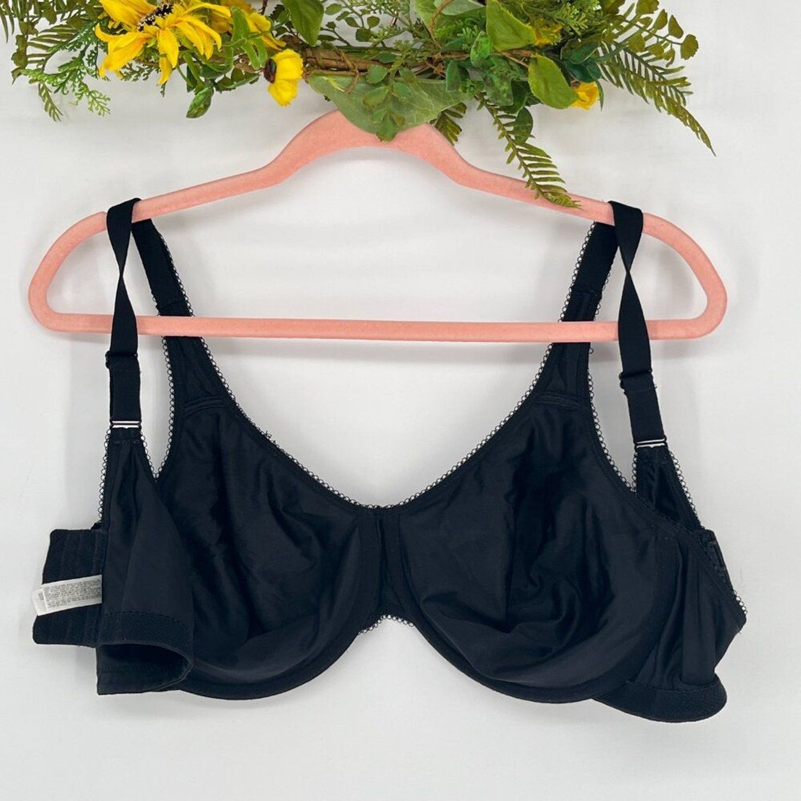 Wacoal Basic Beauty Full Coverage Underwire Bra 8… - image 6