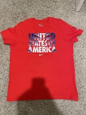 Nike Unites States Of America Soccer Shirt, 2XL Slim Fit, USMNT USA, Red