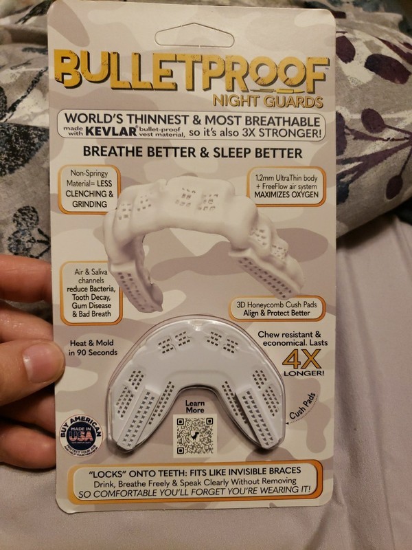 Bulletproof Mouth Guard; Night Guard