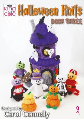 King Cole Halloween Knits Book 3 KNITTING PATTERN BOOK DK yarn by Carol Connelly