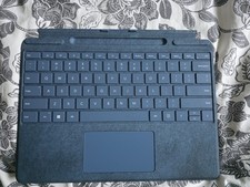 Microsoft Surface Pro 1864 8 9 X Signature Keyboard Sapphire Blue Alcantara