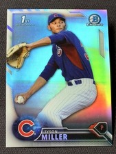 2016 Bowman Chrome 1st REFRACTOR PROSPECT ROOKIE Tyson Miller item 1