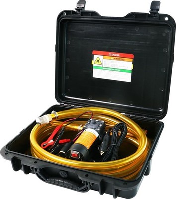 12V Fuel Transfer Pump Set,75W Gasoline Moves 110 110GPH-SET 