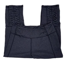 Kyodan Striped Cropped Leggings Size S