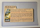 GI Joe Torpedo 1983 File Card *w/Top Loader, COMBINED SHIP!* Vintage v1 ARAH