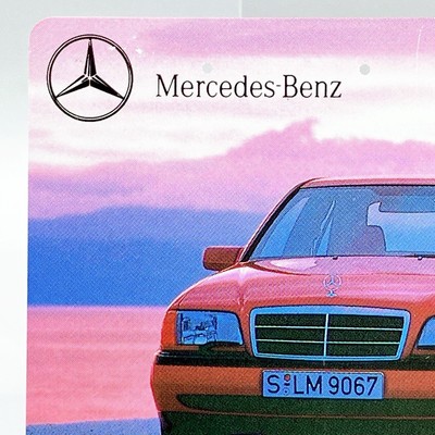 Mercedes Benz Yanase Japan NTT Telephone Card Vintage Rare Red Car