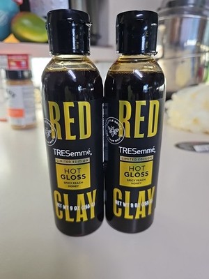 RED CLAY  Tresemme  SPICY PEACH HONEY 9oz Bottles New and Sealed  exp 2028 2 Pak