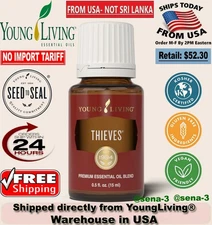Young Living THIEVES Essential Oil Blend, 15ml - New in Box/Sealed ❗US Seller❗