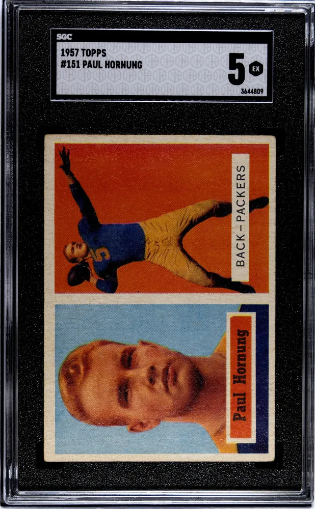 1957 Topps Paul Hornung #151 SGC 5