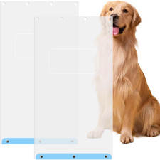 2 Pack Dog Door Replacement Flaps XL, Compatible with Ideal Pet Products Ruff