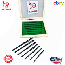 New Adjustable Hand Reamer 7 Pcs Set HV To H3 Tool Set 1/4" - 15/32" ACTOOLS USA