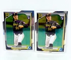Paul Skenes 2024 Bowman Chrome #31 RC Pittsburgh Pirates 2 Cards Rookie