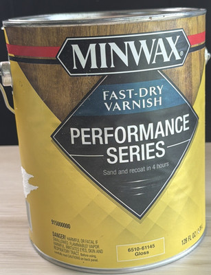 1 Gallon Minwax Fast Dry Varnish Clear Gloss