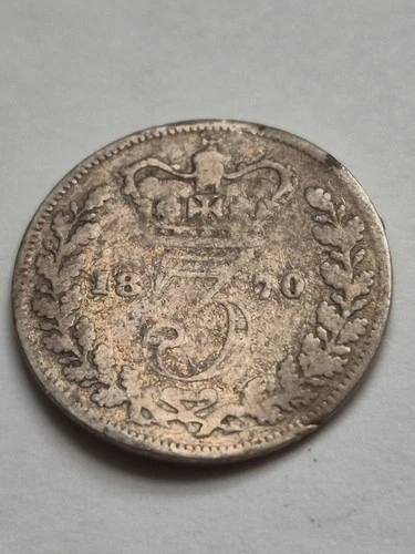 1870 Victoria Threepence — photo from the most recent tracked eBay sale