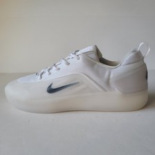 Nike SB Nyjah 4 White Black FQ1273-100 Men's Size 7