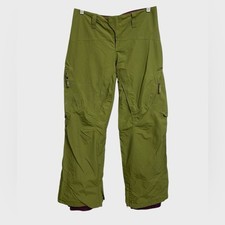 Burton AK Summit GORETEX Snow Pants Women's Size XS Olive Green Ski Waterproof