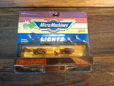 Micro Machines Lights #14 ('57 Chevy Wagon & Nomad) NIB 1989 (free shipping)